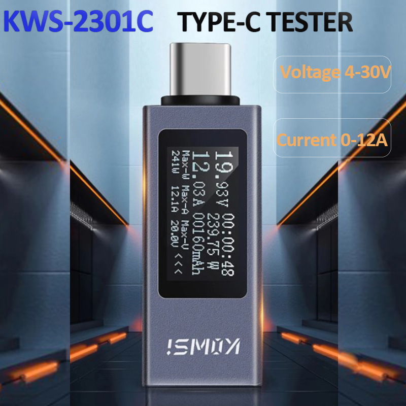 Type-C Current Voltage Monitor - Power Supply Tester recension och pris