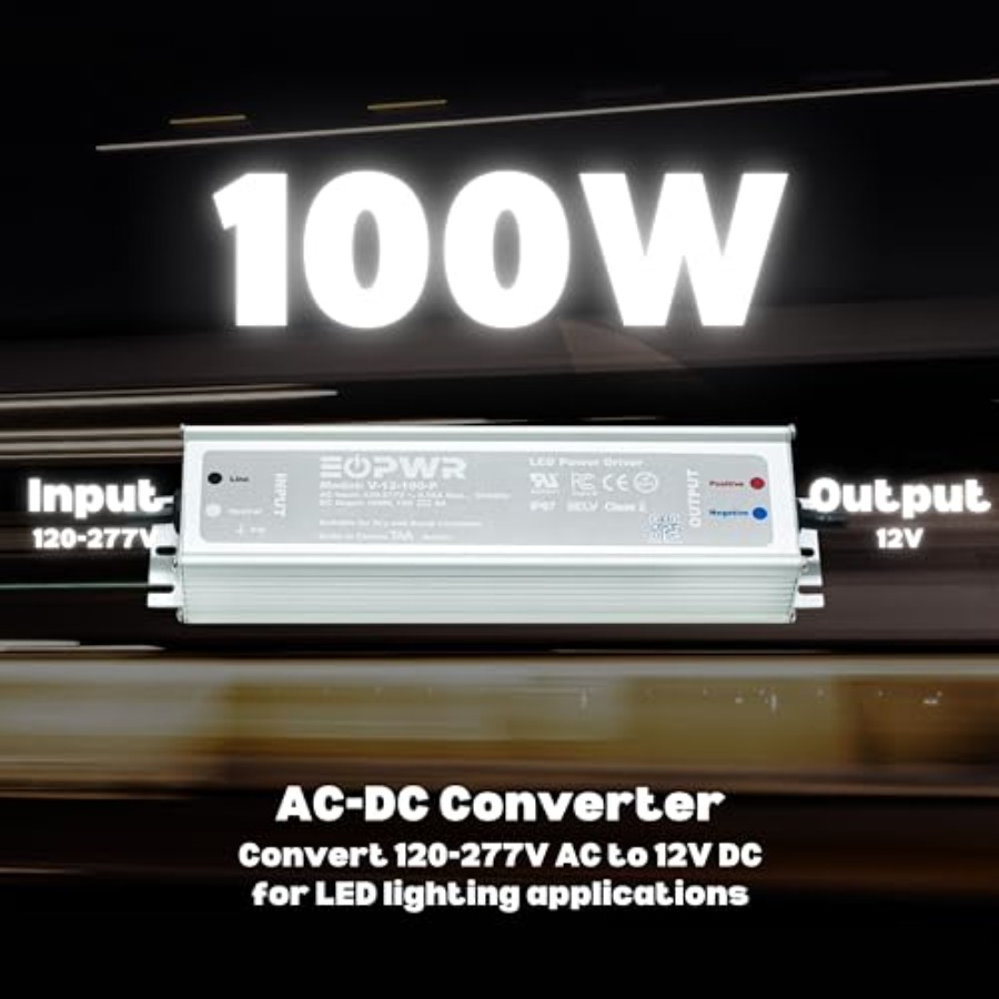 LED Driver Waterproof IP67 Pow - Ac Power Supply recension och pris