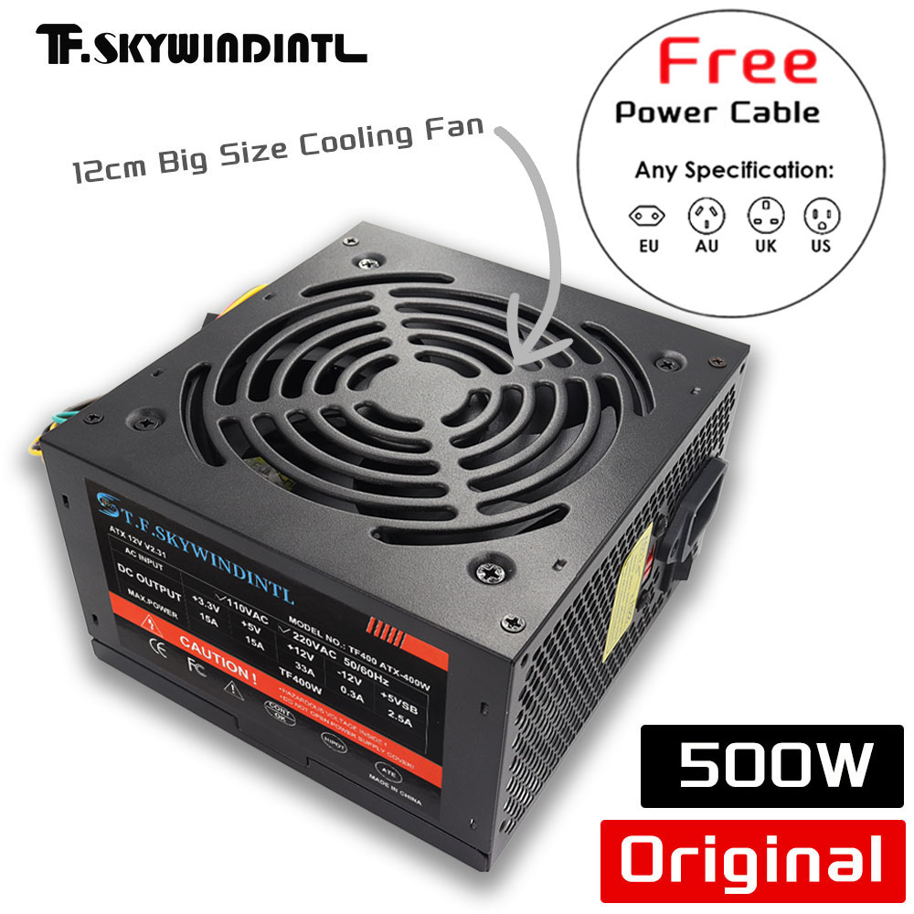 Cheap 500W Black ATX Desktop G - Power Supply 650W recension och pris