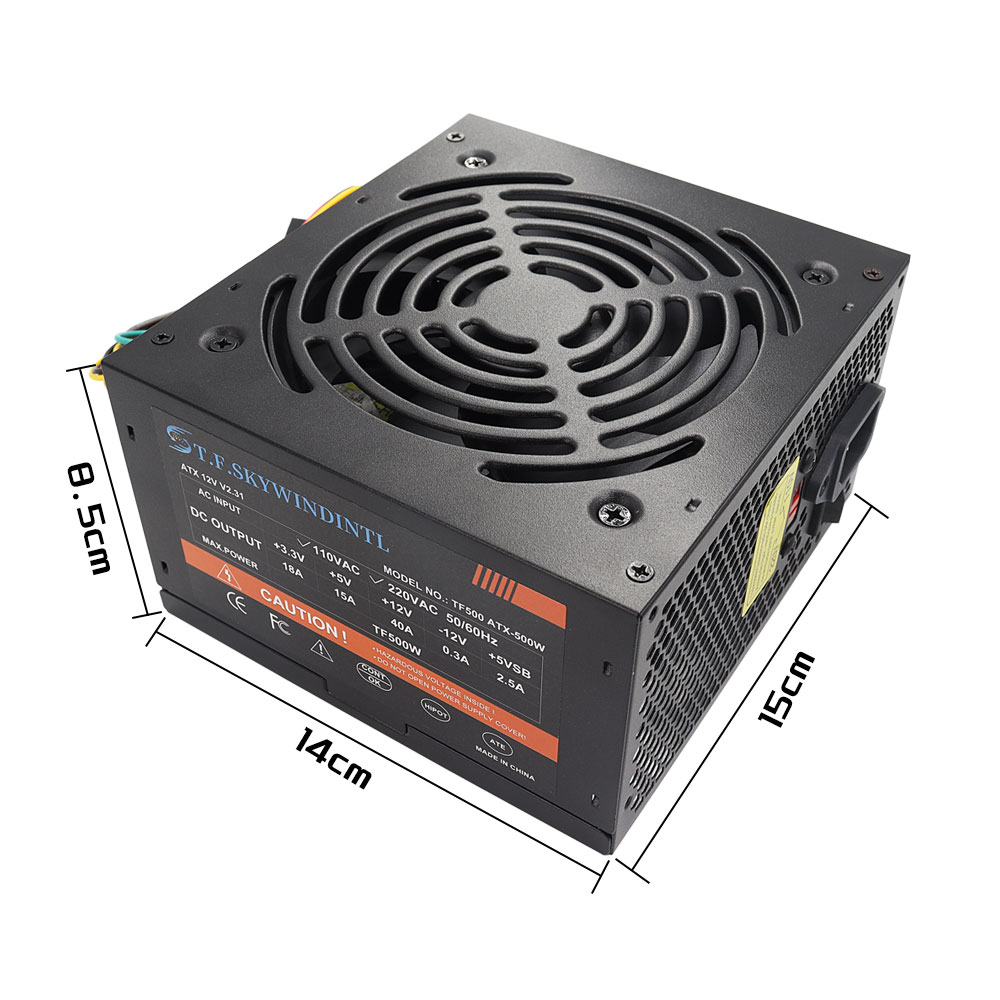 Cheap 500W Black ATX Desktop G - Power Supply 650W recension och pris