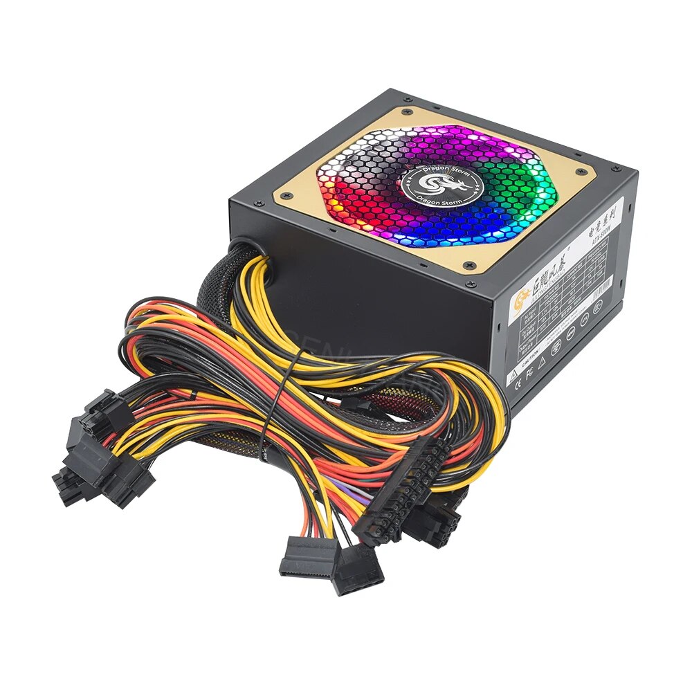 ATX 400W 600W 110-230V RGB 12V - Power Supply 650W recension och pris