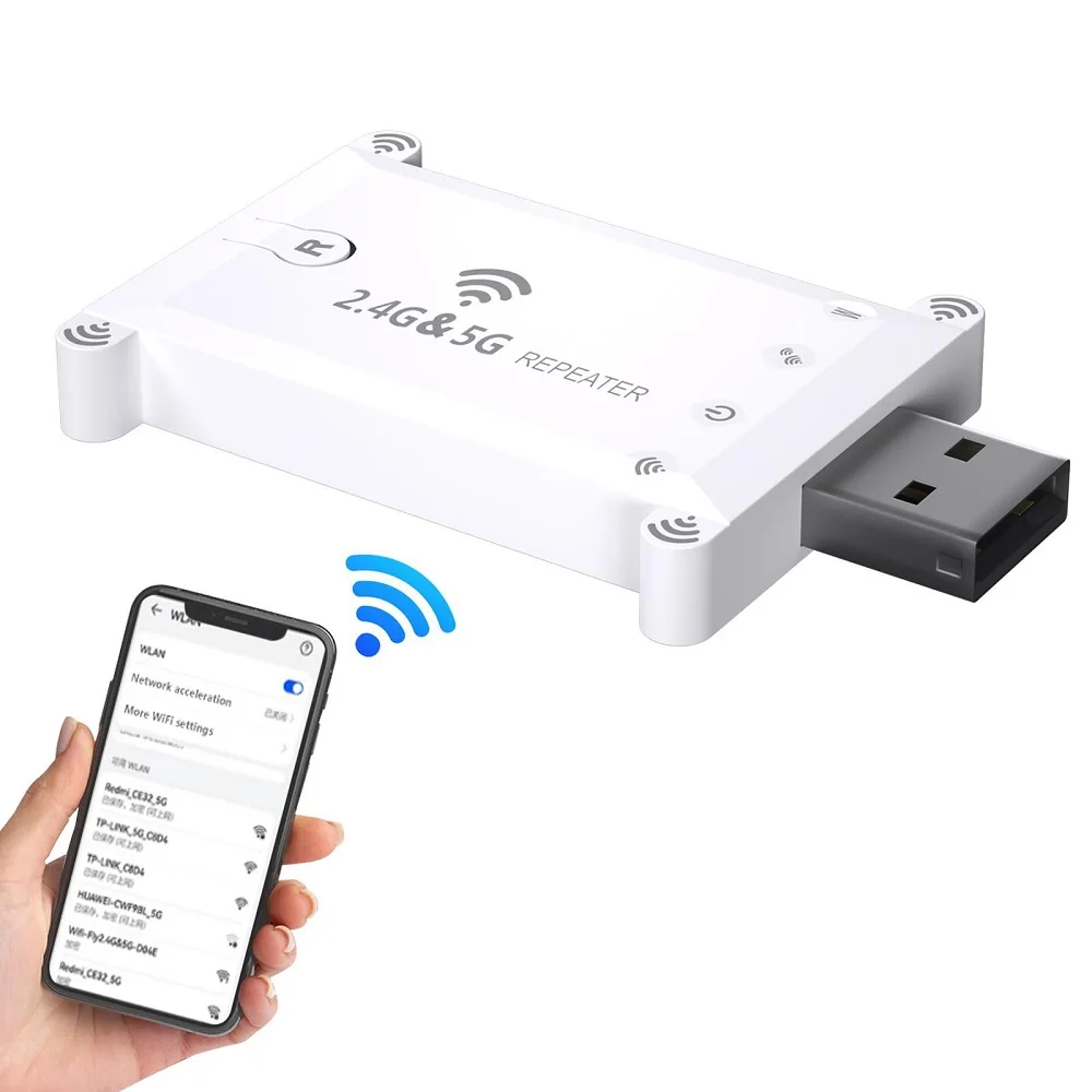 WiFi FIY 2.4g/5g Usb Wifi Repe - Server Power Supply recension och pris